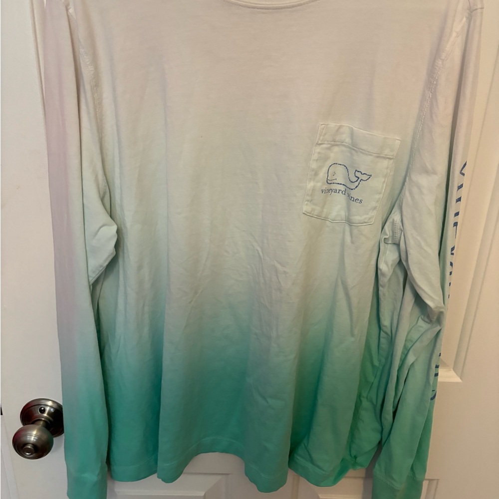 Vineyard Vines Ombré long sleeve women’s tee - XXL